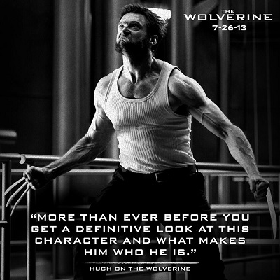 The Wolverine with Hugh quote